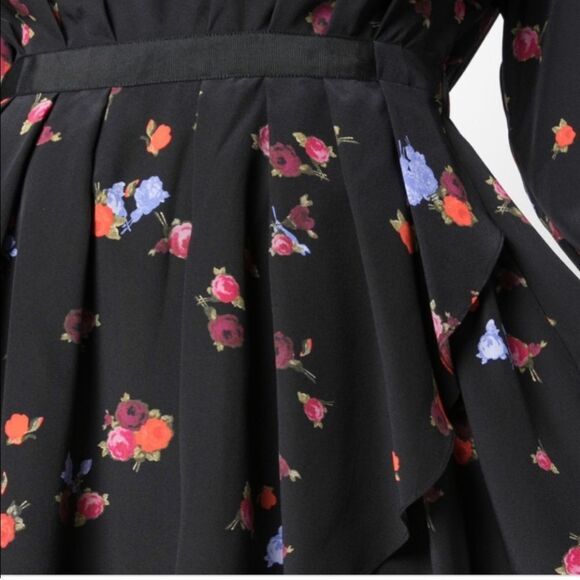 Jason Wu Silk Long Sleeve Mini Dress 4 - Picture 4 of 10